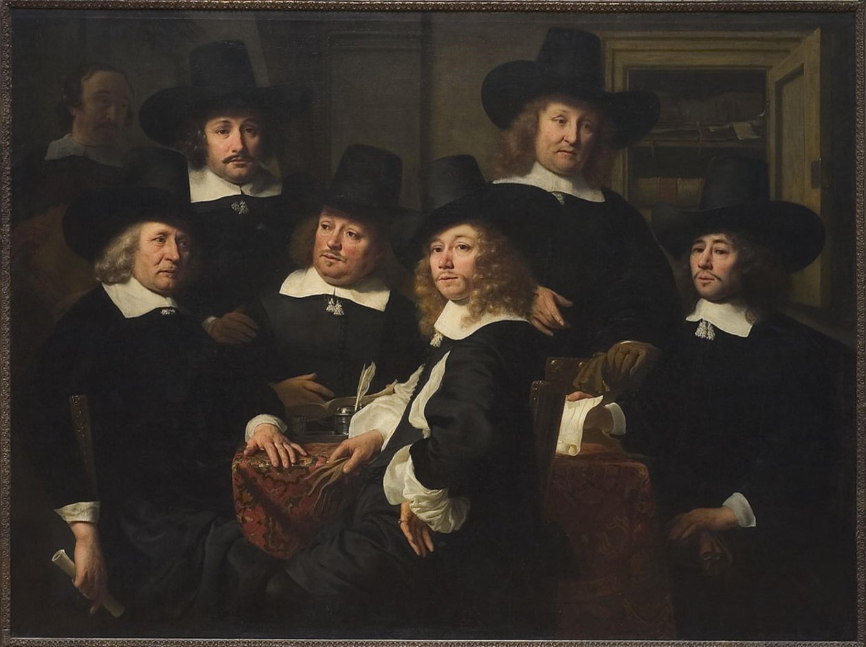 De regenten van het Nieuwezijds Huiszittenhuis door Ferdinand Bol
