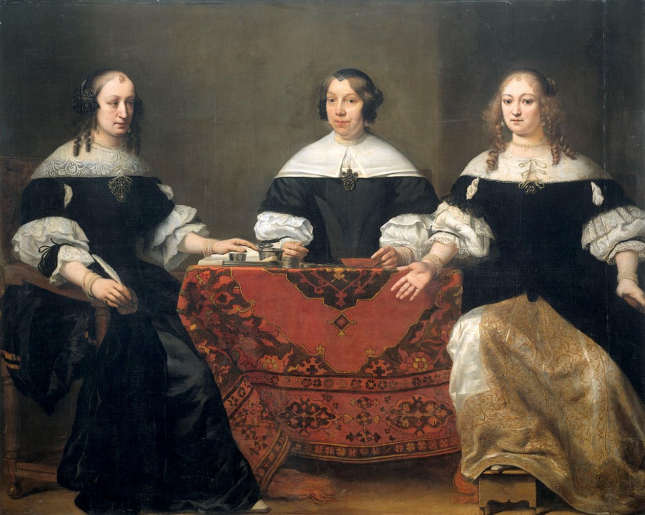 De regentessen van het Leprozenhuis door Ferdinand Bol