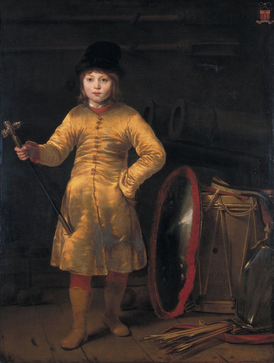 Otto van der Waeyen in een Pools kostuum, 1656 door Ferdinand Bol