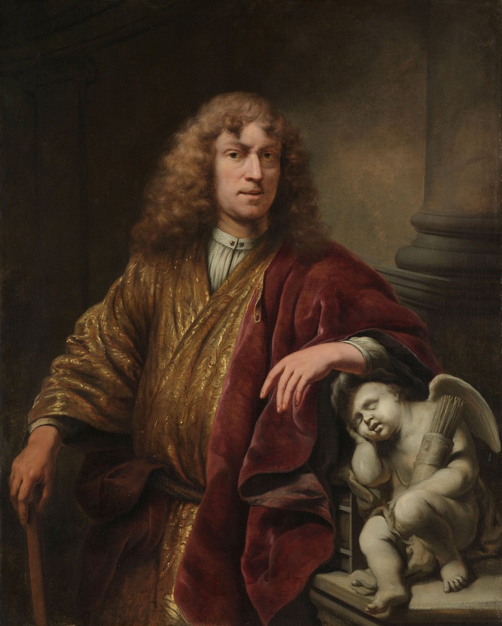 Zelfportret, ca. 1669 door Ferdinand Bol