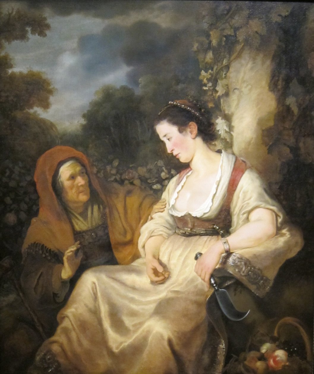 Vertumnus en Pomona door Ferdinand Bol