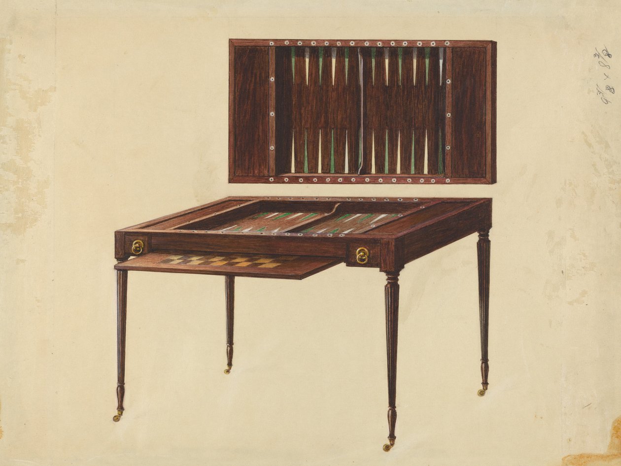 Speeltafel door Ferdinand Cartier