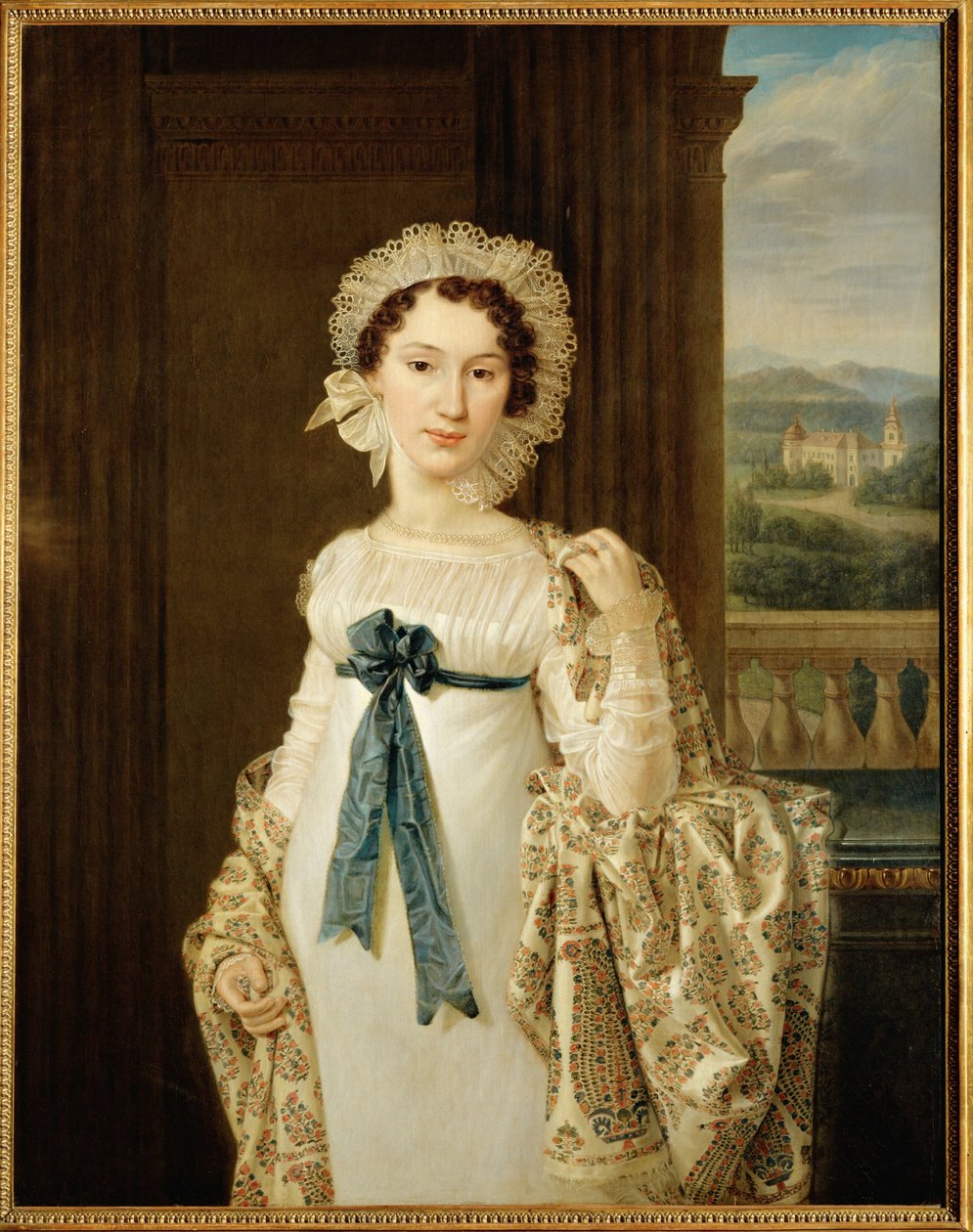 Een prinses Trauttmannsdorff door Ferdinand Georg Waldmuller