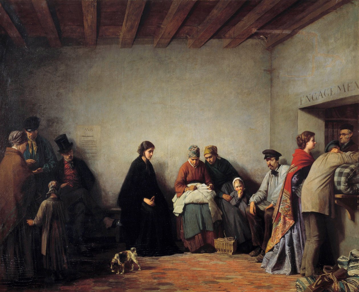 De Berg van Barmhartigheid. Schilderij door Ferdinand Heilbuth door Ferdinand Heilbuth