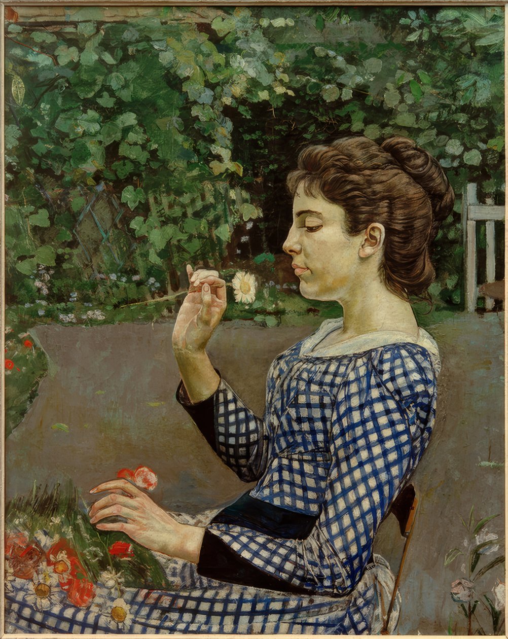 Portret van Hélène Weiglé door Ferdinand Hodler
