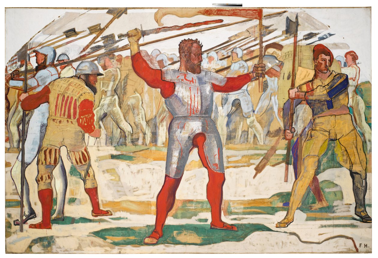 Terugtocht van Marignano door Ferdinand Hodler