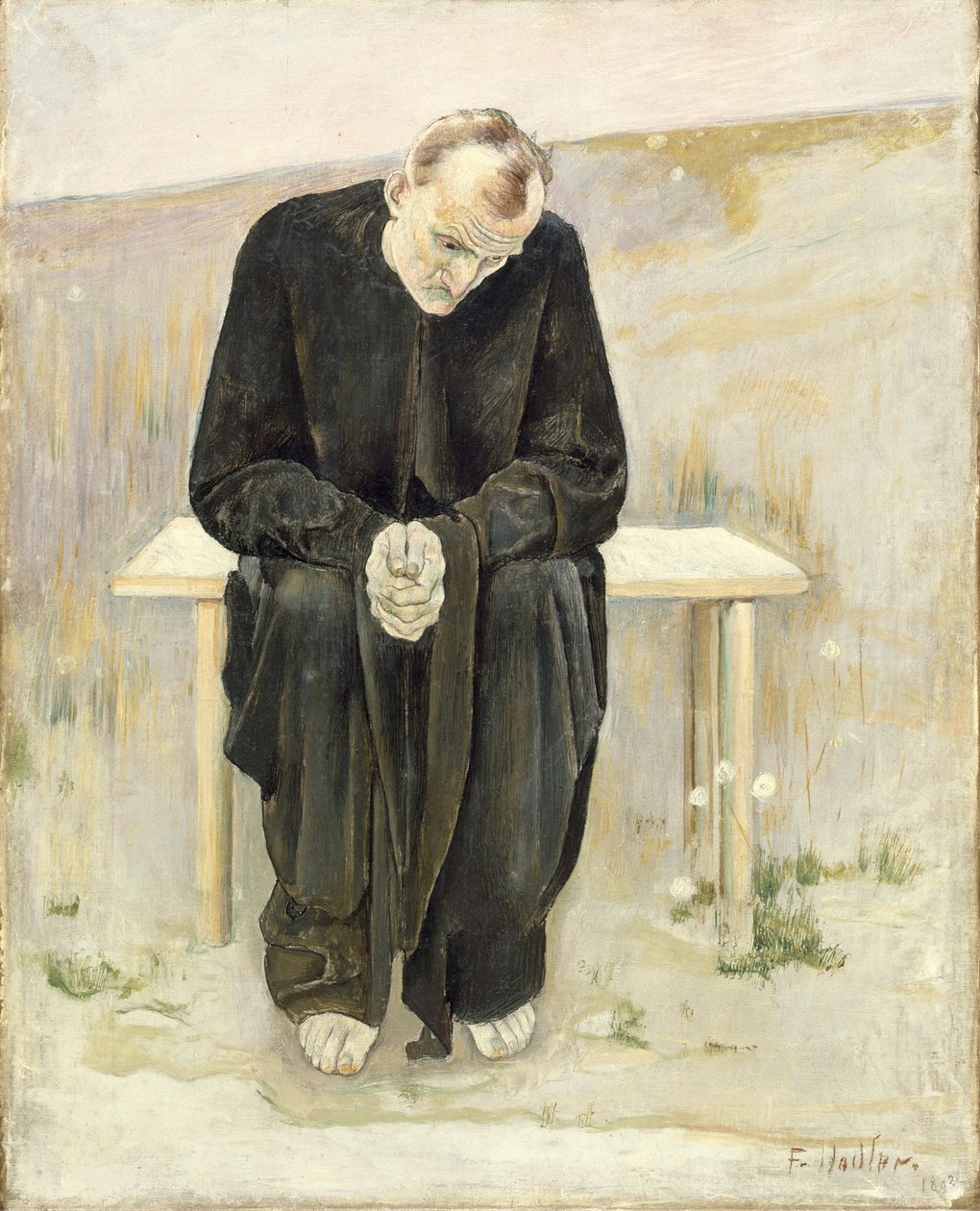 De Ontgoochelde door Ferdinand Hodler