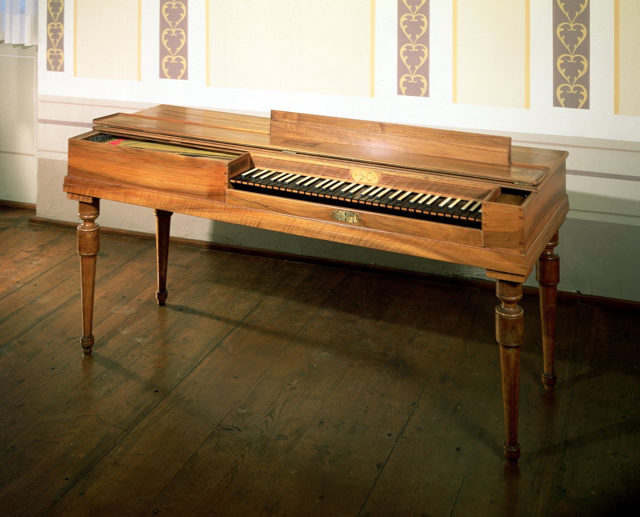 Clavichord, ooit eigendom van Franz Joseph Haydn (1732-1809) door Ferdinand Hofmann