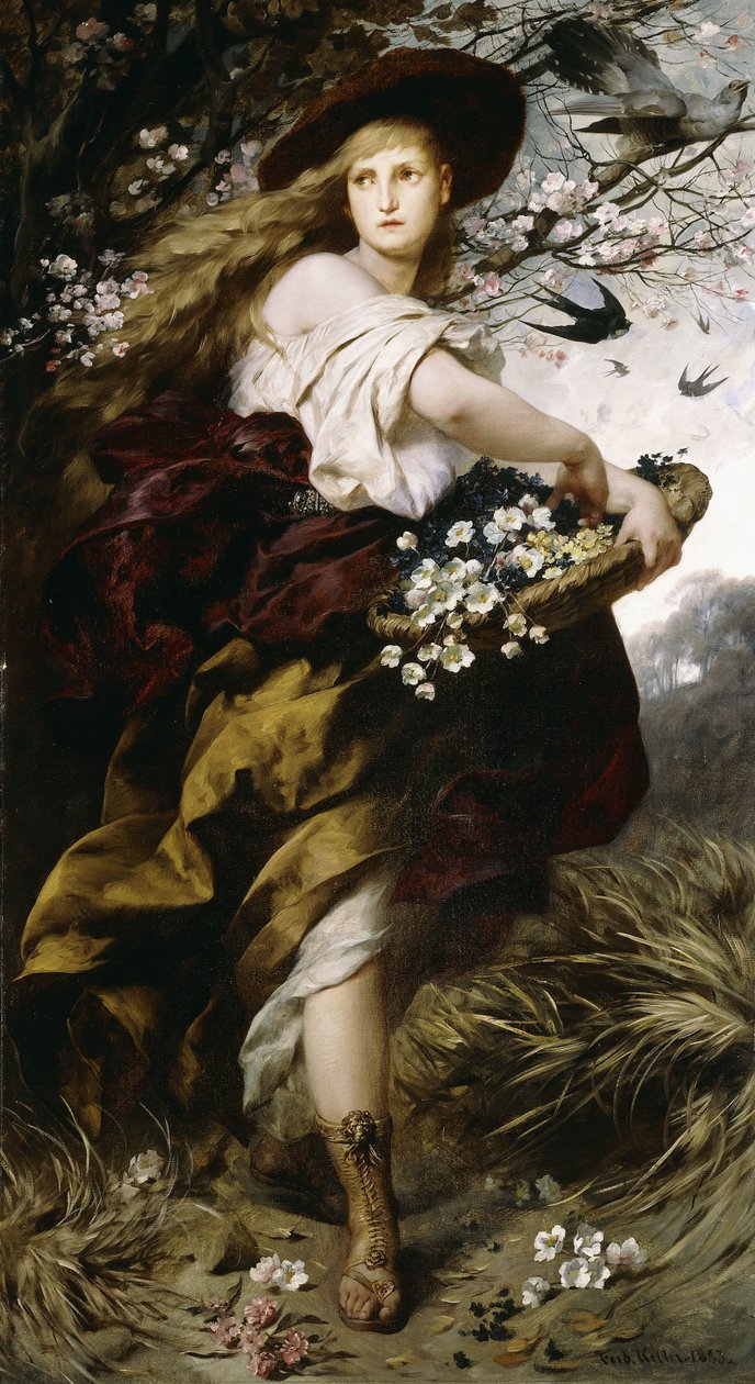 Flora, 1883 door Ferdinand Keller