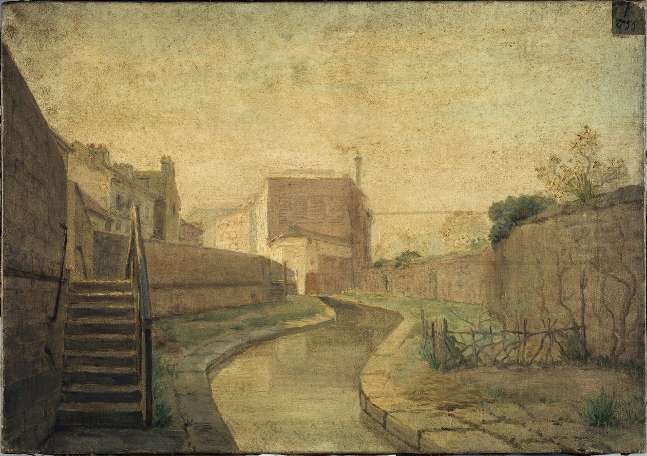 La Bièvre, rue Croulebarde door Ferdinand Laudigeois
