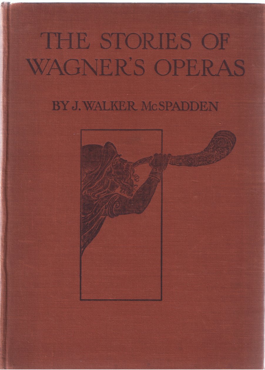 Voorkant, illustratie uit The Stories of Wagners Operas, uitgegeven door George Harrap & Co Ltd 1932 door Ferdinand Lecke