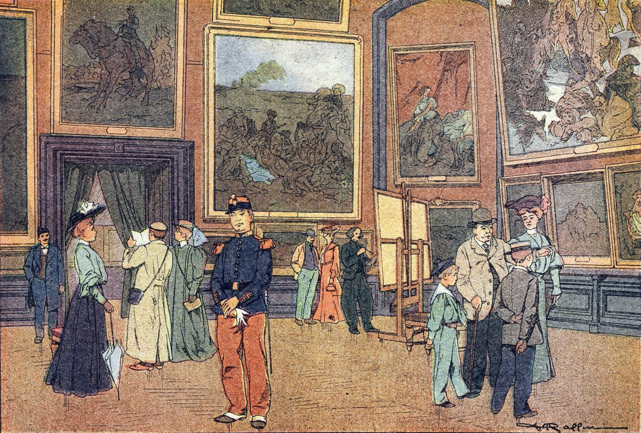 Het Louvre Museum, in Imagier de l