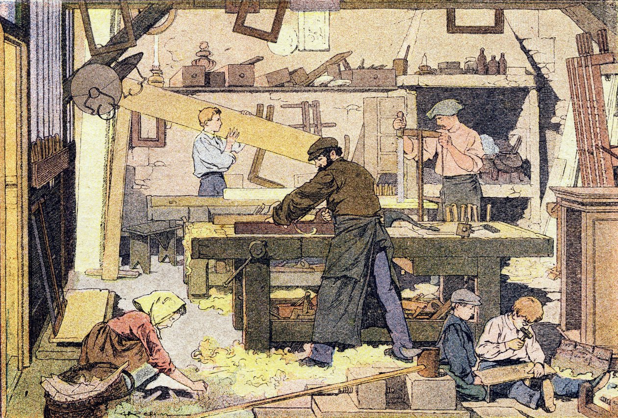 De timmerman, in Imagier de l