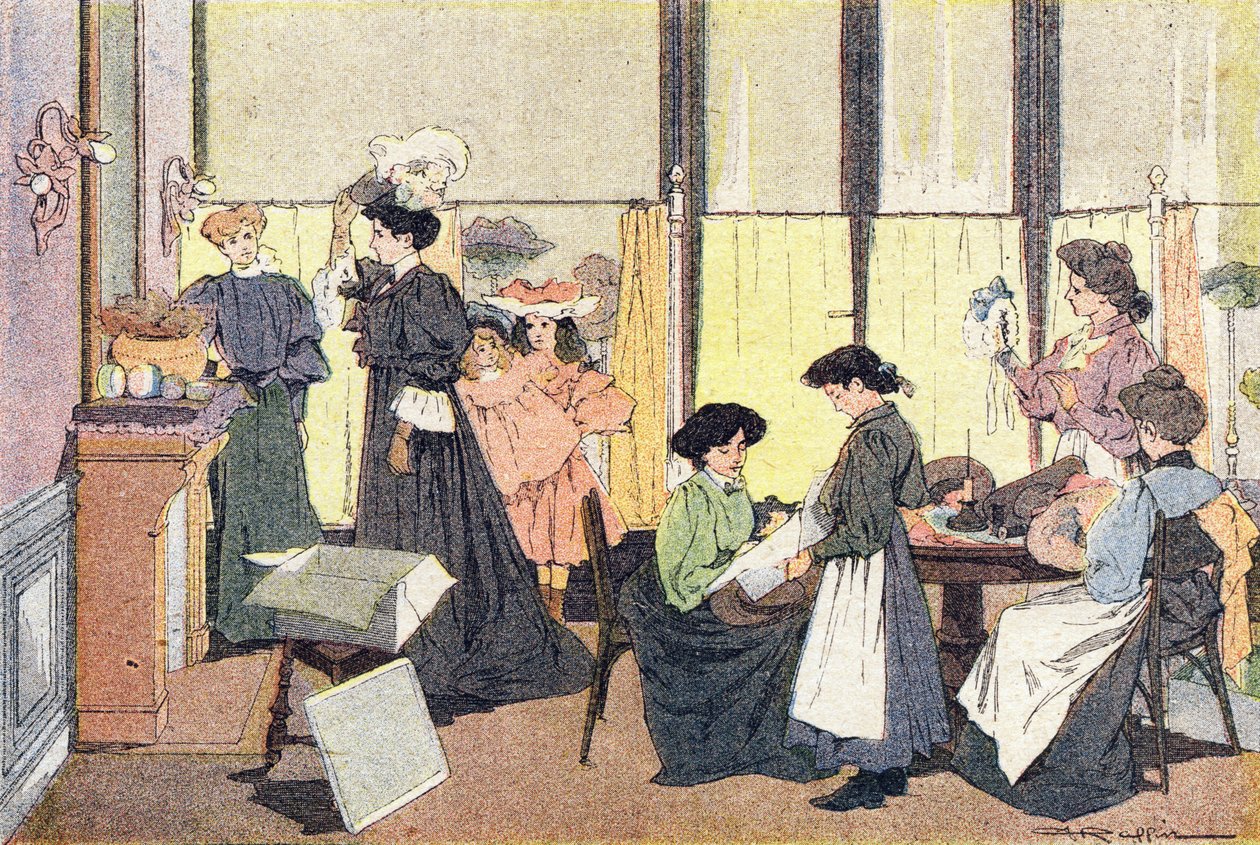 De modiste, in Imagier de l