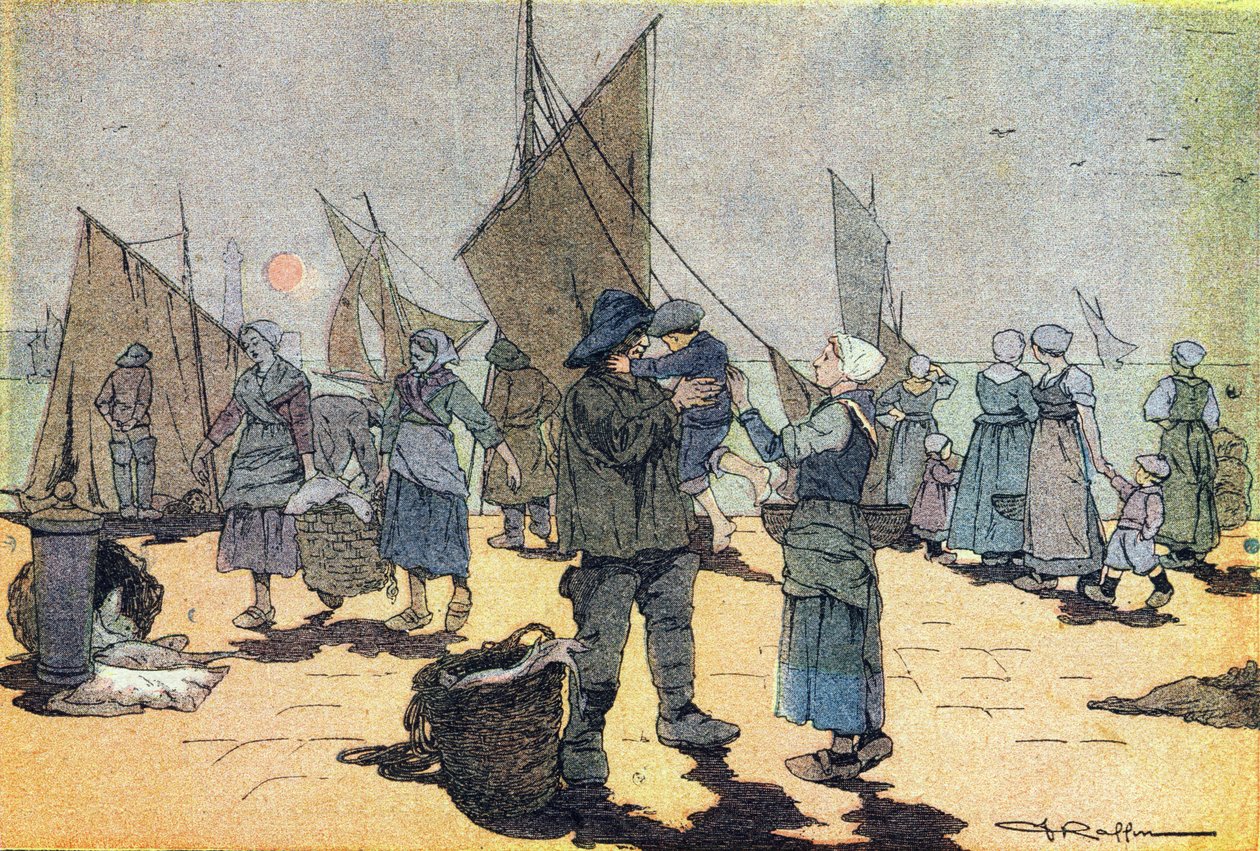 De terugkeer van het vissen, in Imagier de l