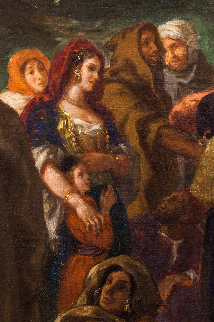 Arabische komieken of hansworsten door Ferdinand Victor Eugene Delacroix