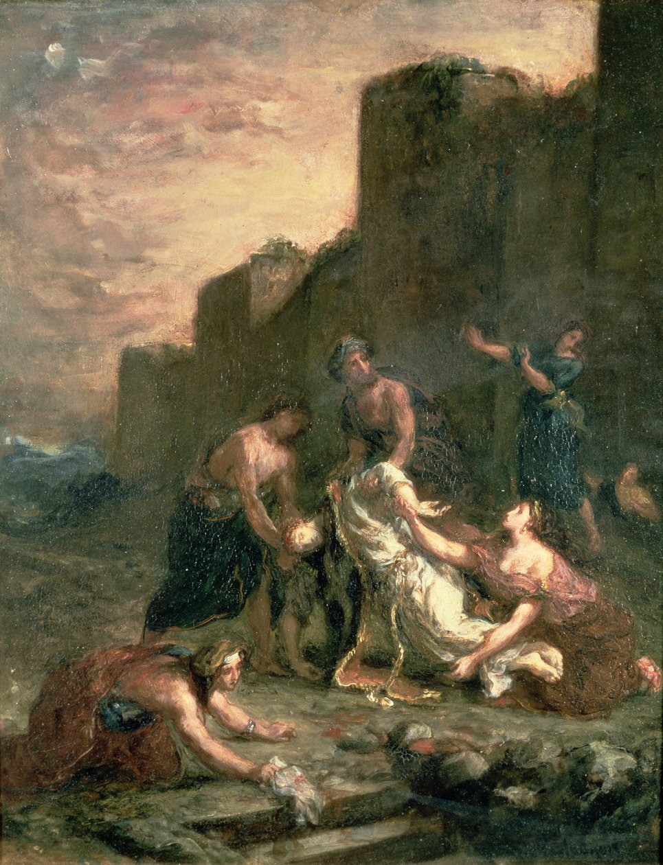 Het martelaarschap van St. Stefanus, 1860 door Ferdinand Victor Eugene Delacroix