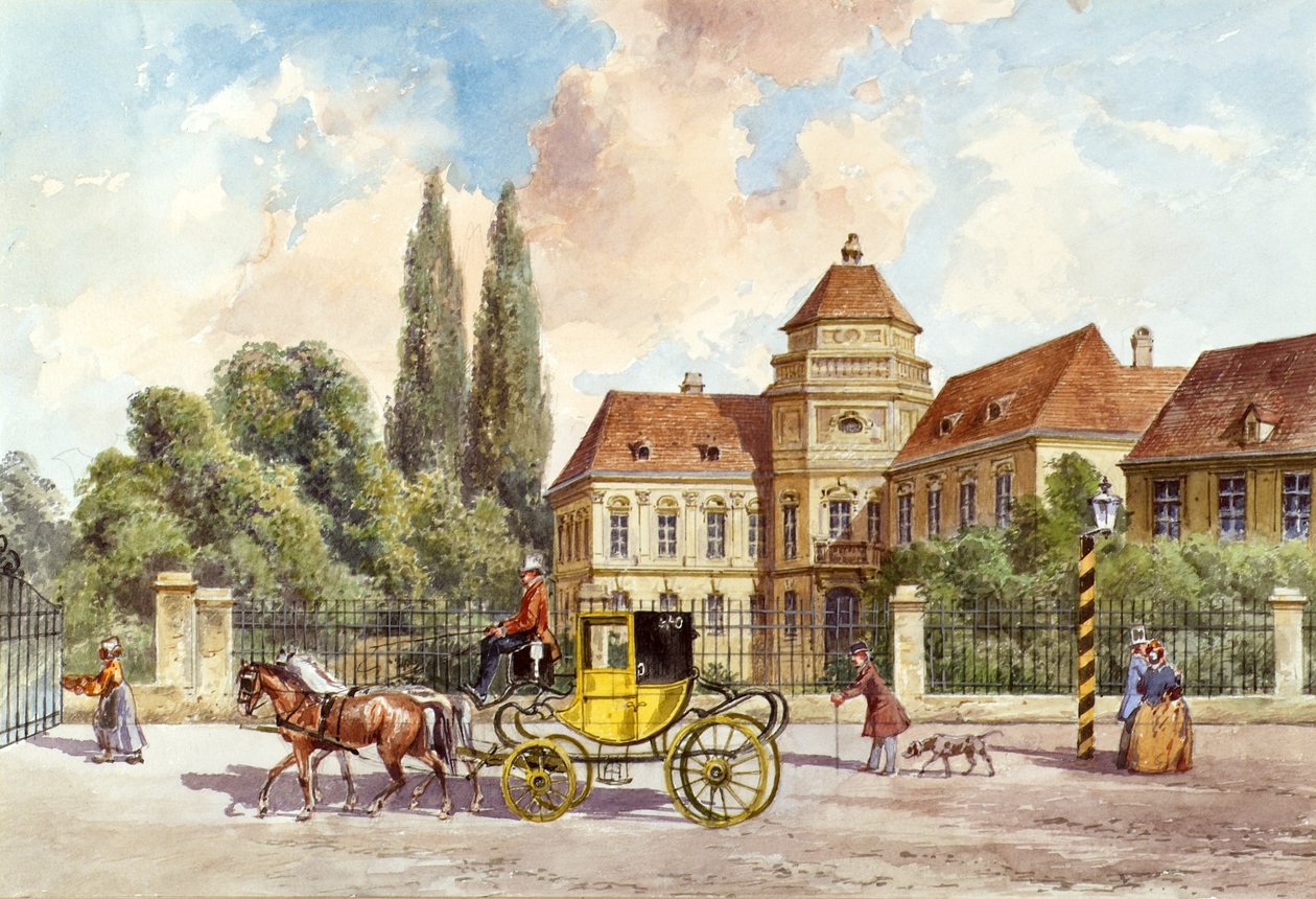 In het Althan-Paleis Puthon in Wenen door Ferdinand Weckbrodt