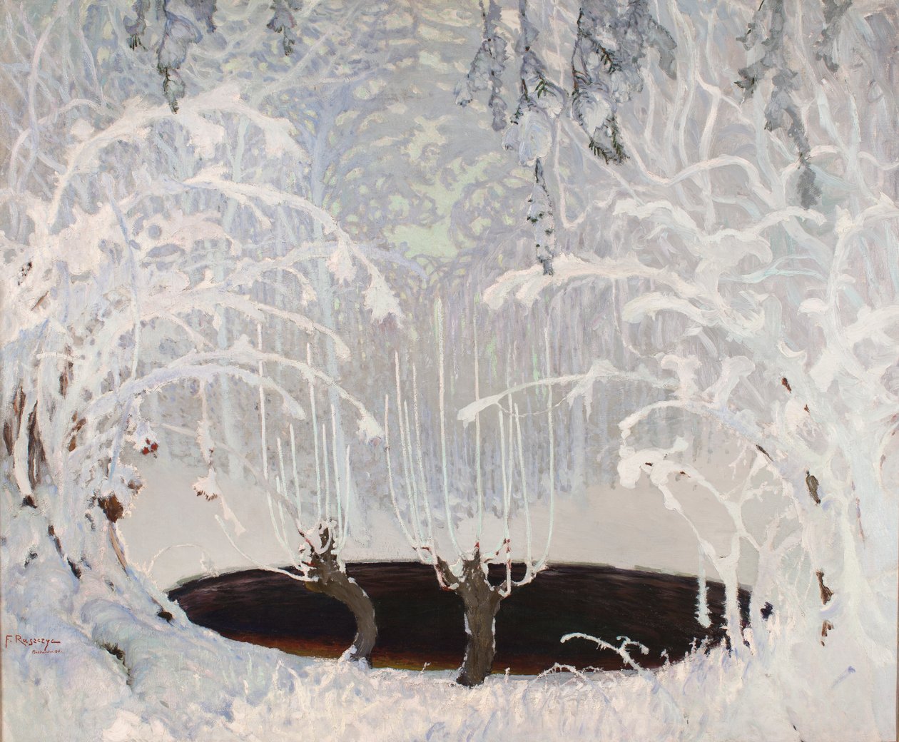 Een wintersprookje door Ferdynand Ruszczyc