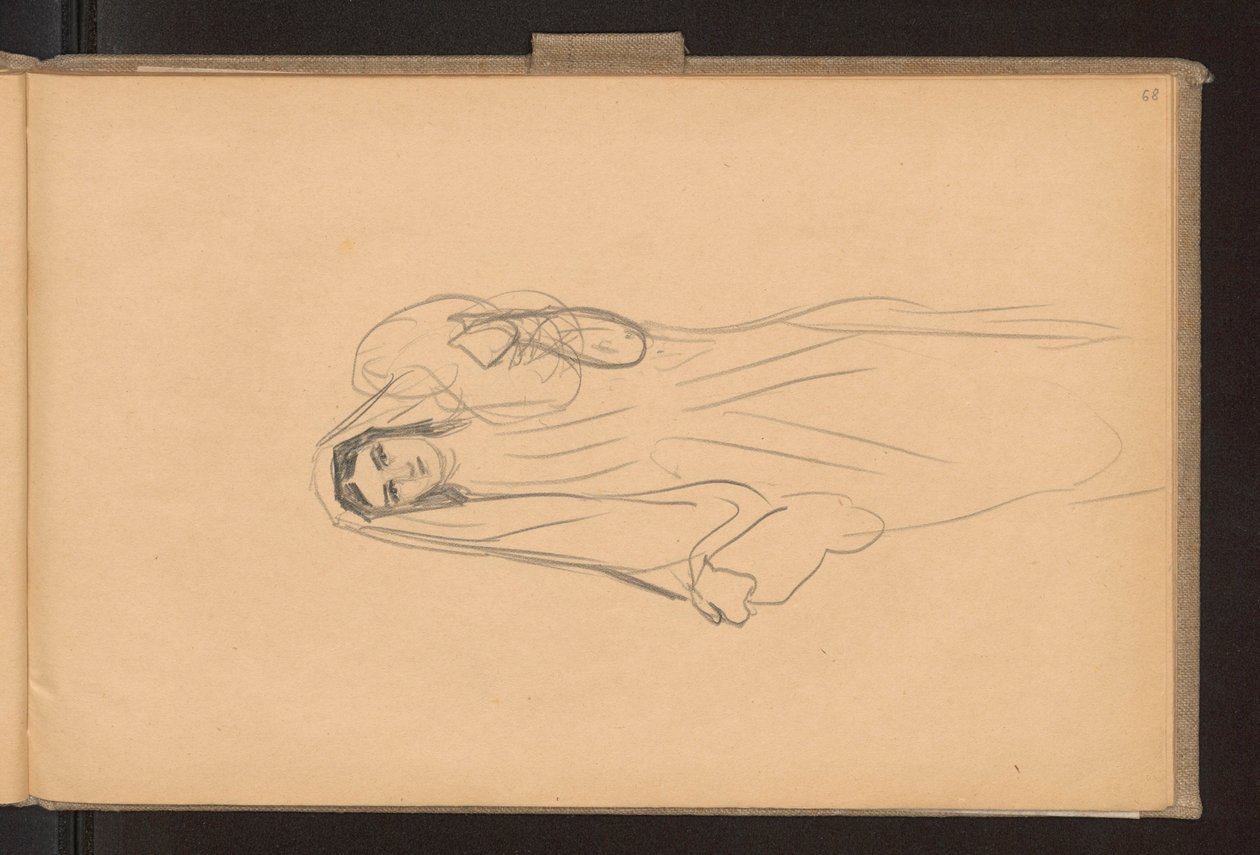 Skizze der Muttergottes door Ferdynand Ruszczyc