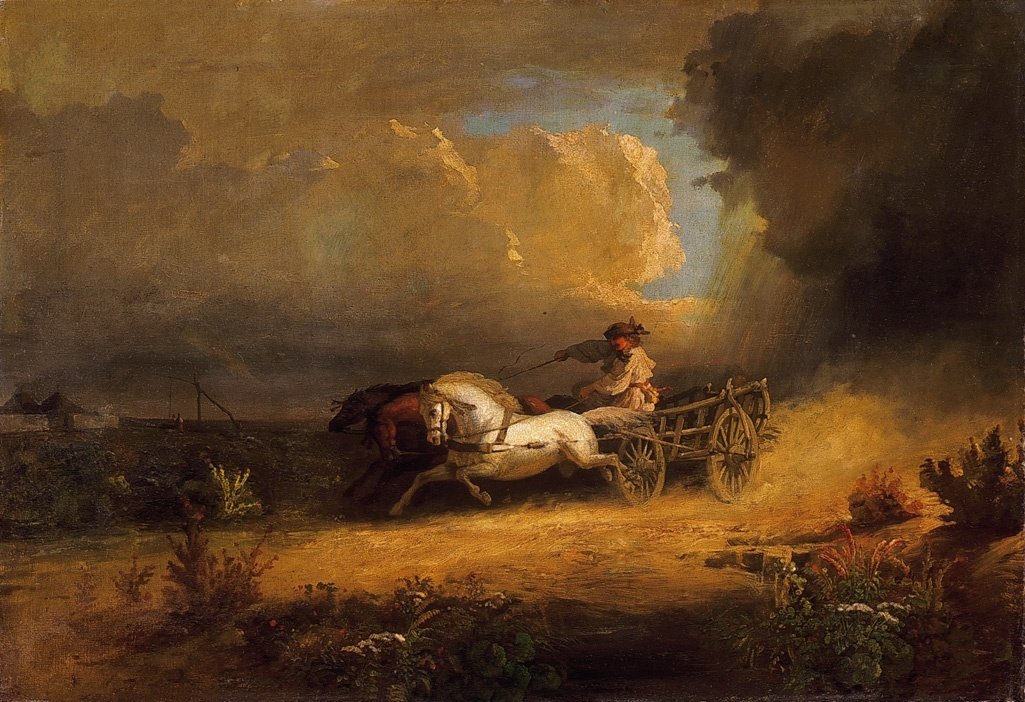 In de storm door Ferenc Ujházy