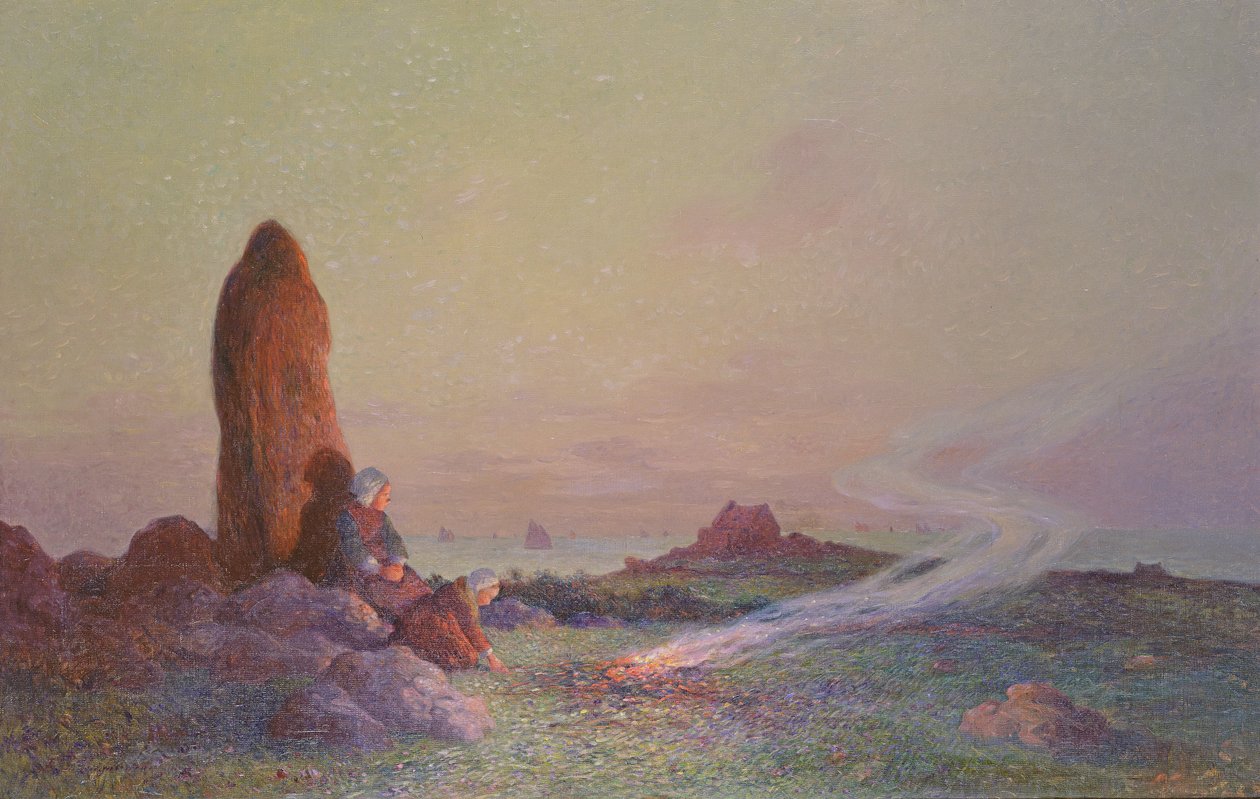 De Menhir door Fernand Loyen du Puigaudeau