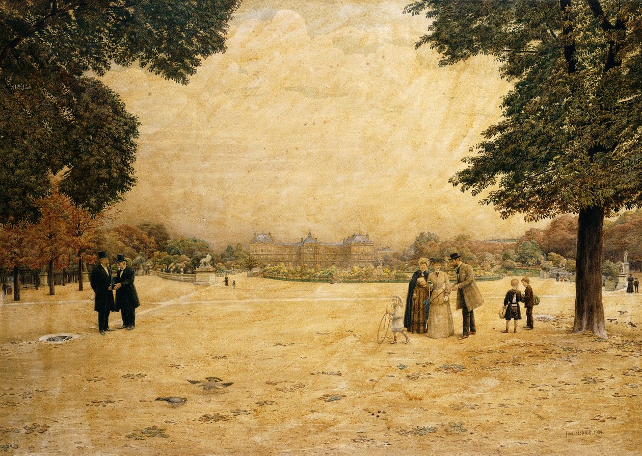 Jardin des Plantes, Parijs, 1904 door Fernand Auguste Besnier