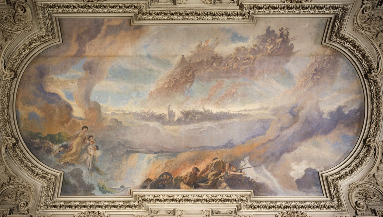 De Franse Revolutie (centraal plafond) door Fernand Cormon