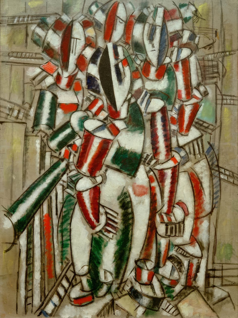 Het balkon door Fernand Leger