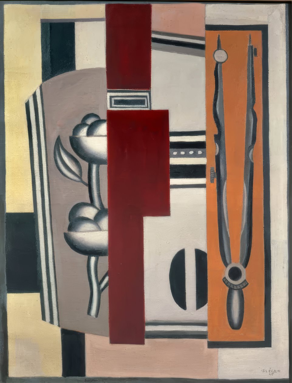 De roos en de cirkel door Fernand Leger