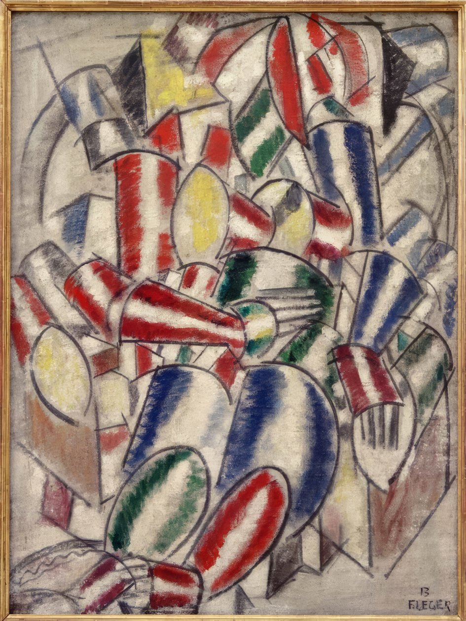 Vrouw in fauteuil door Fernand Leger