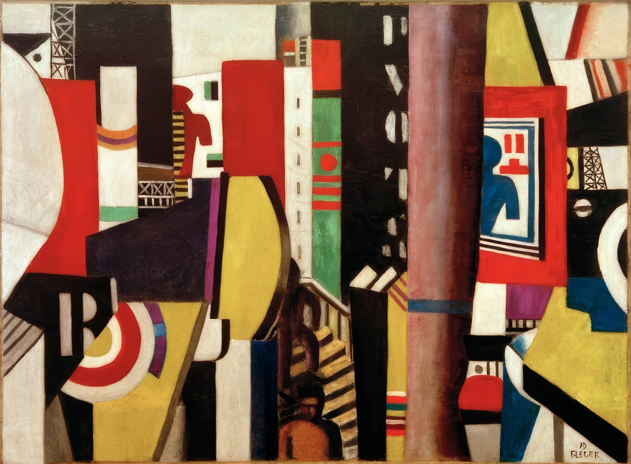 "La Ville" (stad) door Fernand Leger