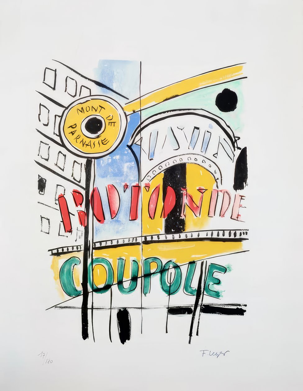 De wijk Montparnasse door Fernand Leger