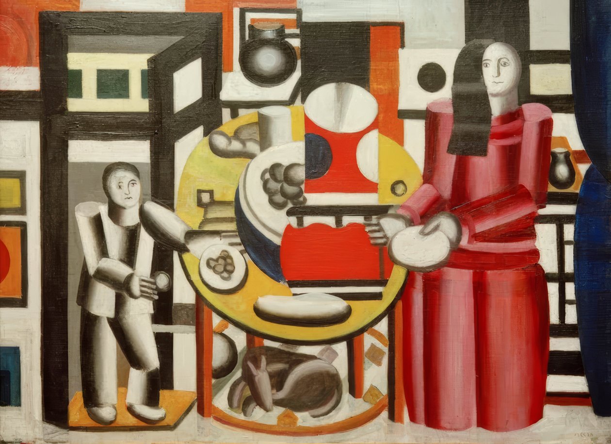 Moeder en kind door Fernand Leger