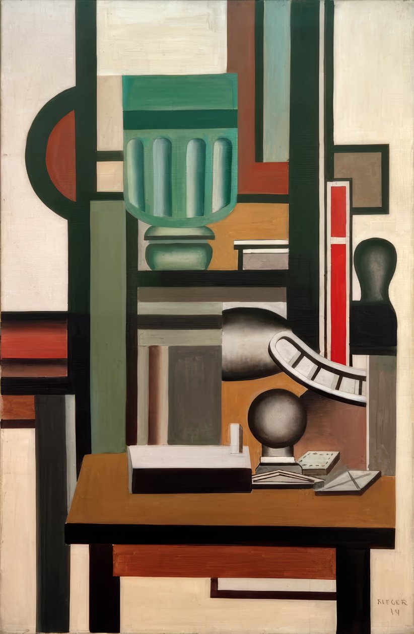 stilleven door Fernand Leger