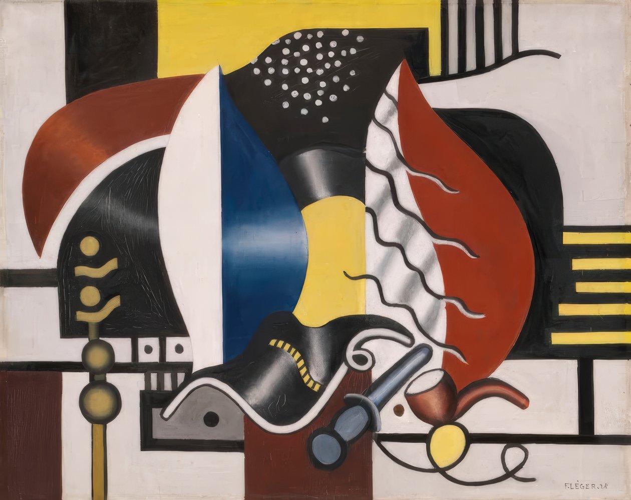 stilleven door Fernand Leger
