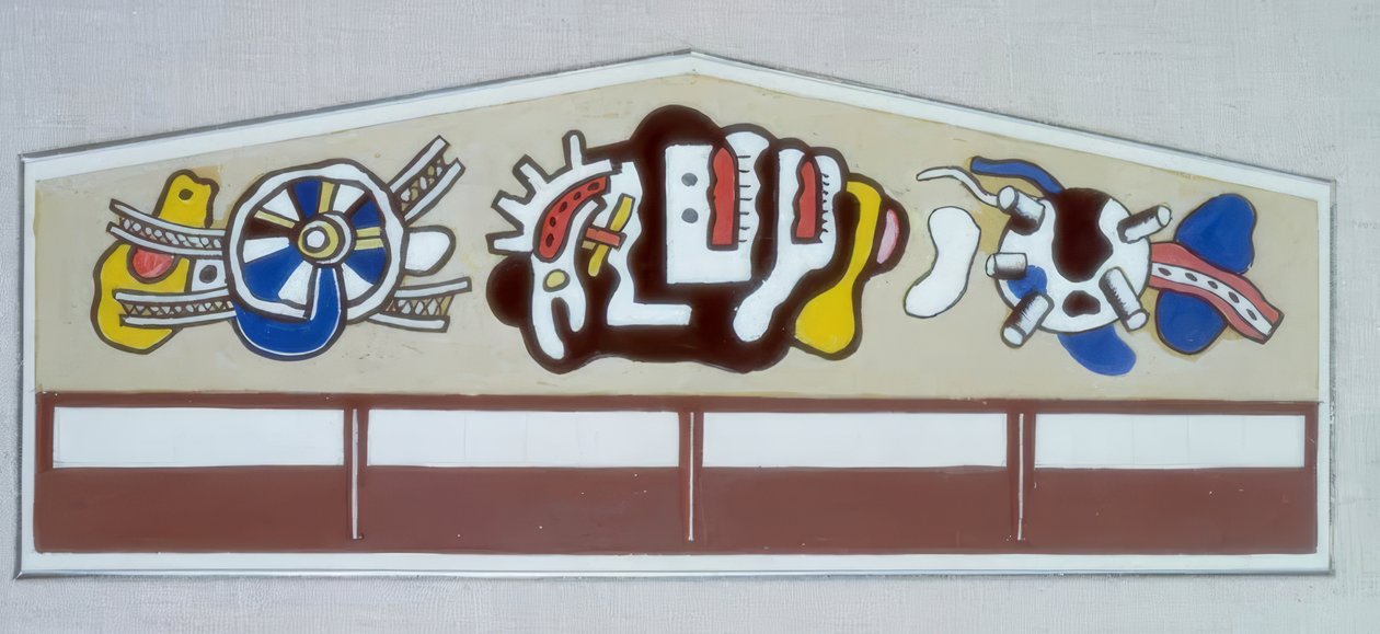 Studie voor de French Line Pier door Fernand Leger