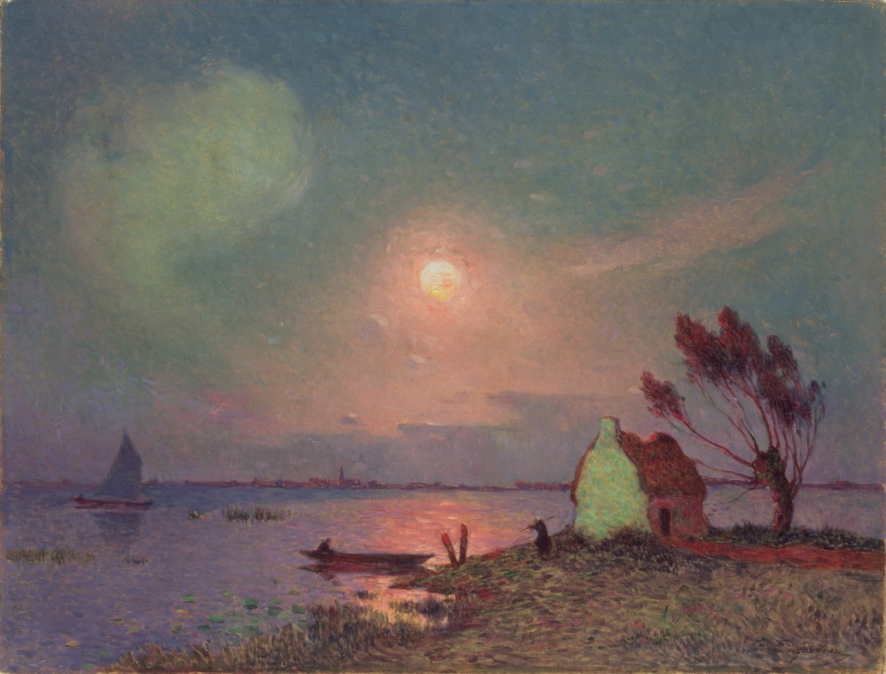 Mistige Zonneschijn, Bretagne door Fernand Loyen du Puigaudeau