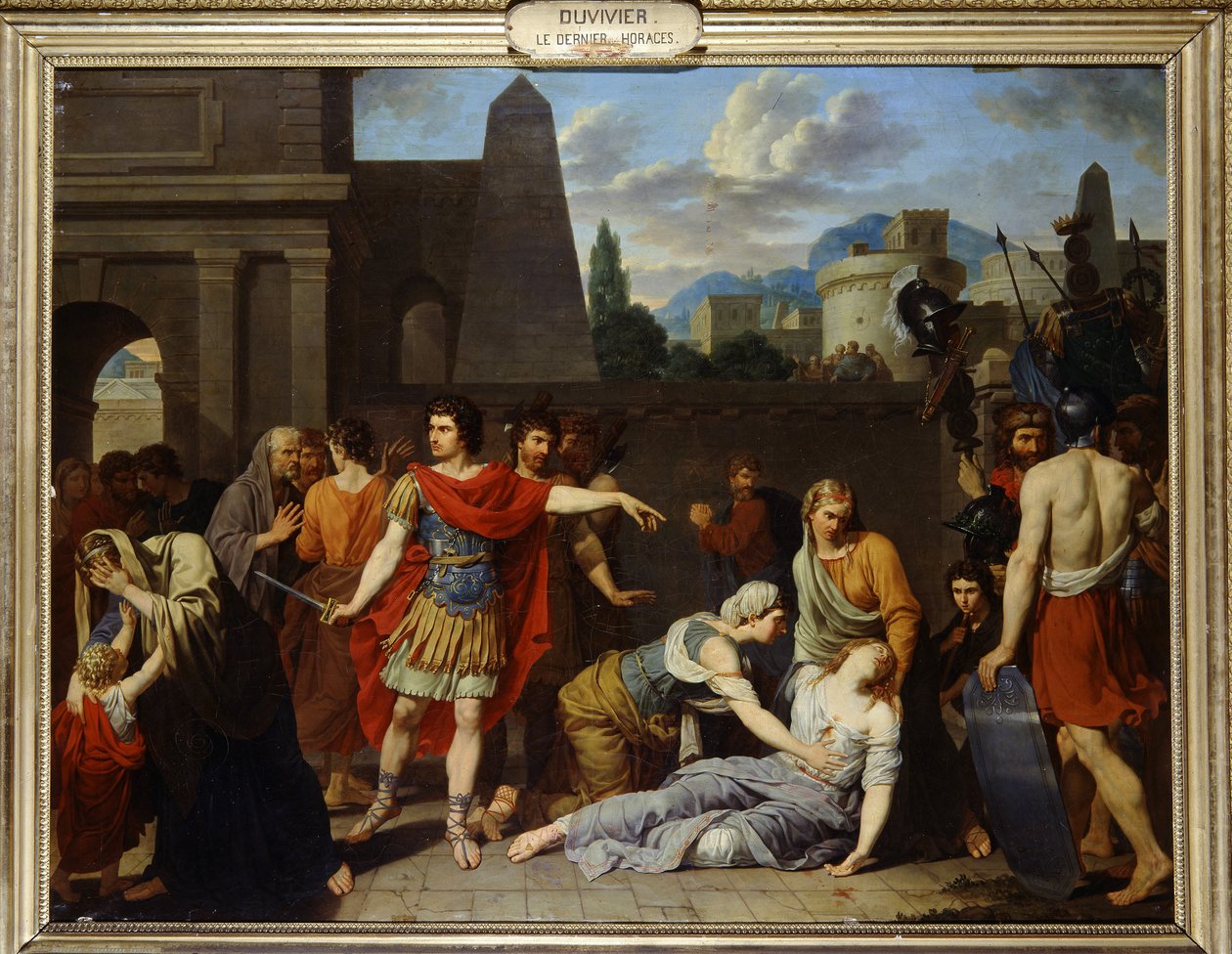 De laatste van de Horatii door Duviver. 17e eeuw. door Fidelle Duvivier