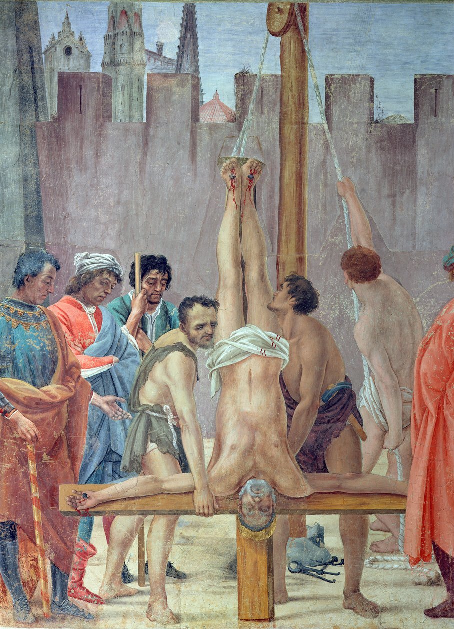 Martelaarschap van St. Peter ca. 1484-85 door Filippino Lippi