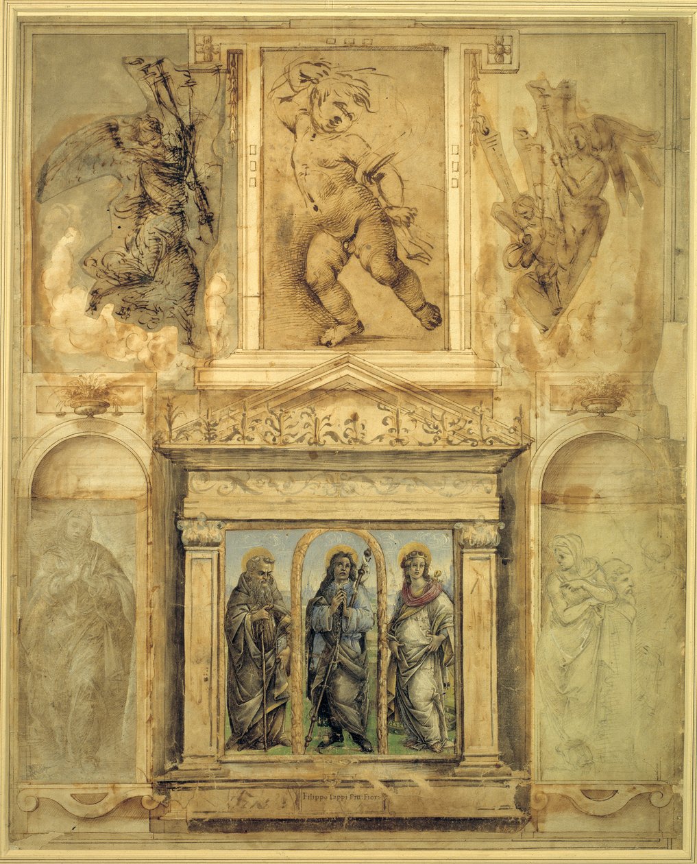 Een pagina uit Vasari