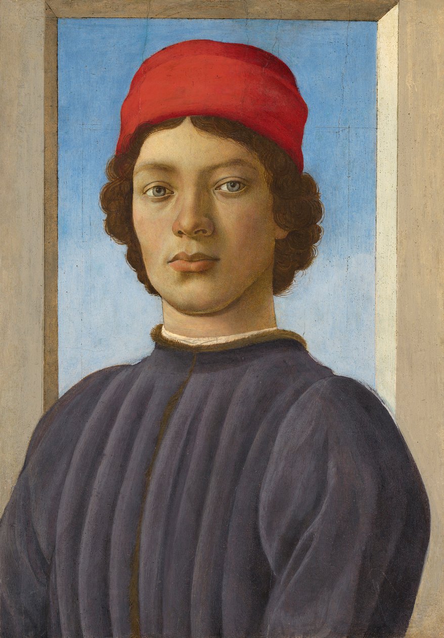 Portret van een jongeling, ca. 1485 door Filippino Lippi