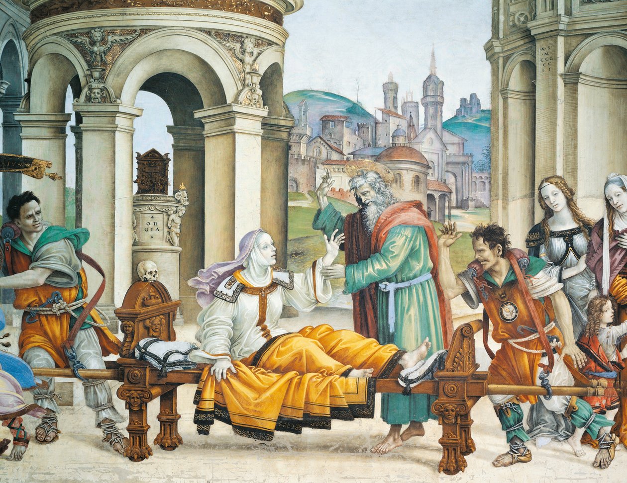 Verhalen van Sint Johannes, door Filippino Lippi door Filippino Lippi