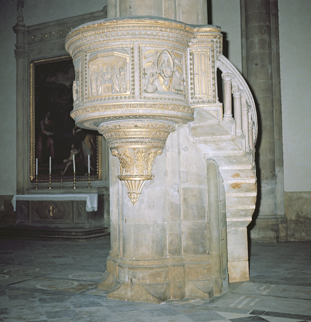 Preekstoel, 15e eeuw door Filippo Brunelleschi