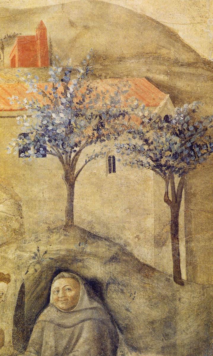 Bevestiging van de Karmelietenregel (detail) door Fra Filippo Lippi