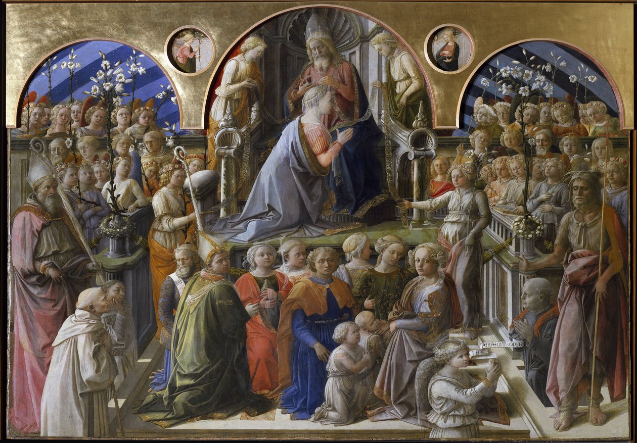 Kroning van de Maagd (1441-1447) door Filippo Lippi