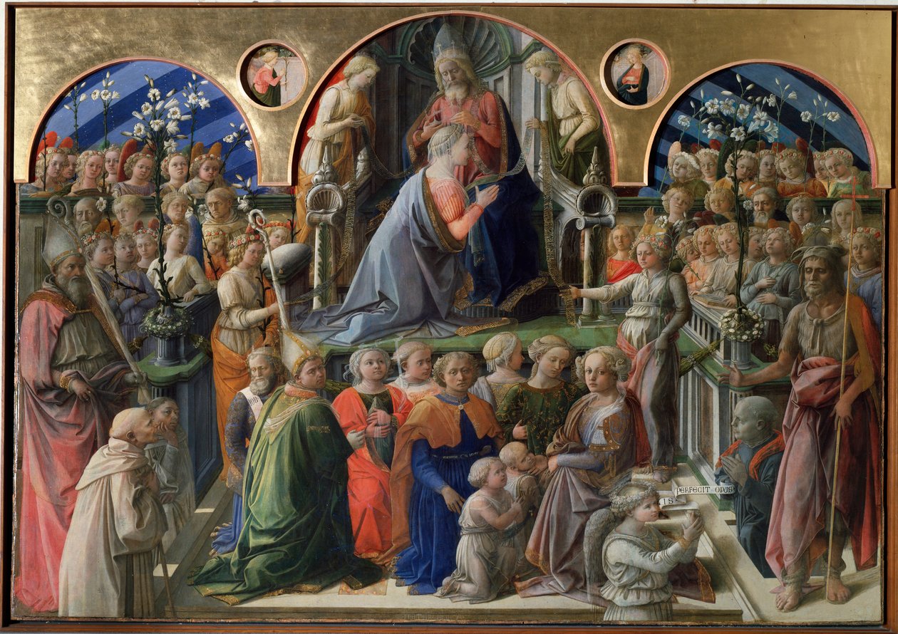De kroning van de Maagd door Filippo Lippi