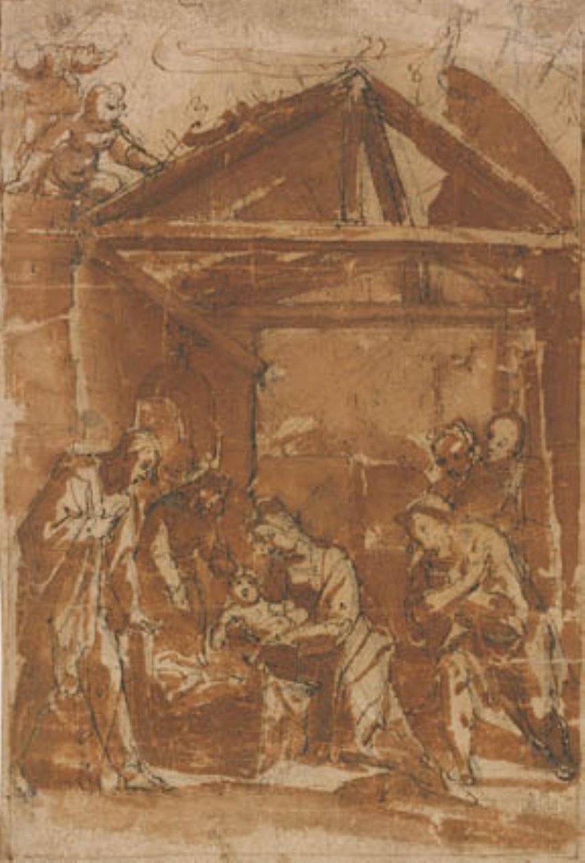 Aanbidding van de herders door Filippo Tarchiani