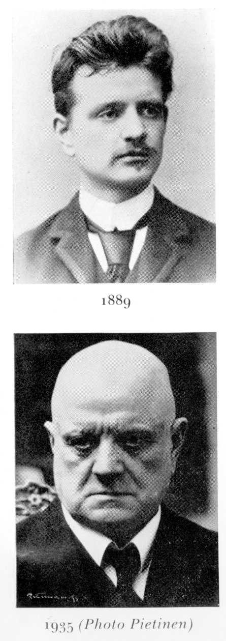 Jean Sibelius (1865-1957) 1889 door Finnish Photographer