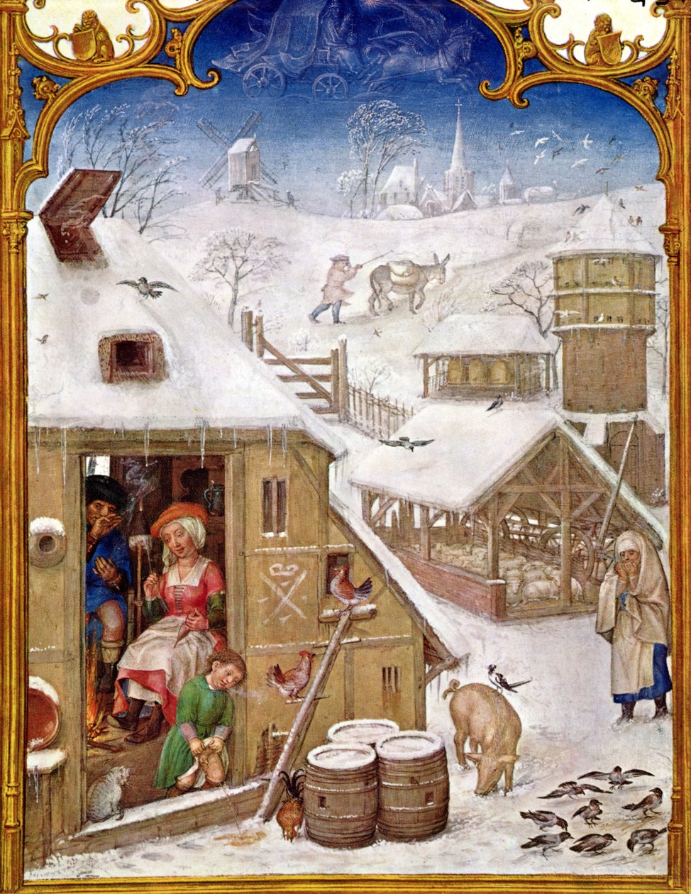 Februari: Boerenleven, uit 